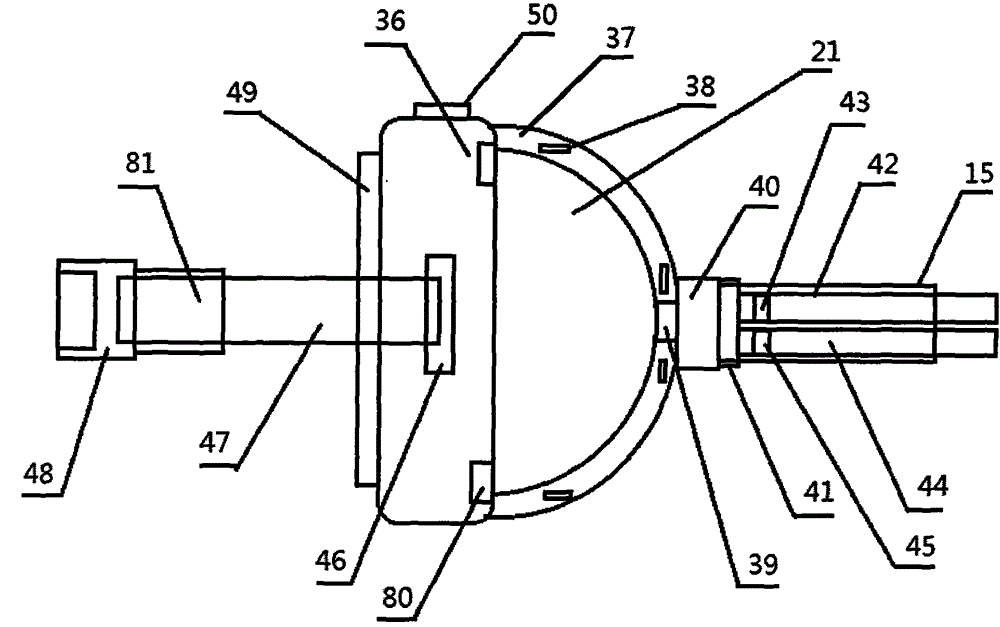 Clinic respiratory disinfecting and filtering device for internal medicine