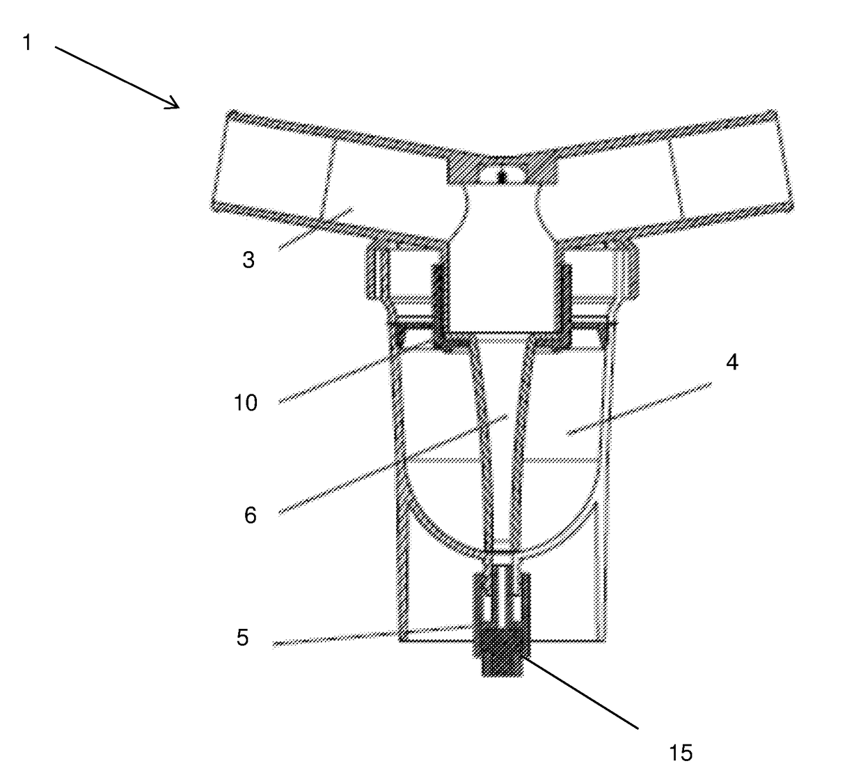 Coaxial and double lumen breathing circuit systems having a lung pressure measurement port and closed system water trap which can be drained with an enjector