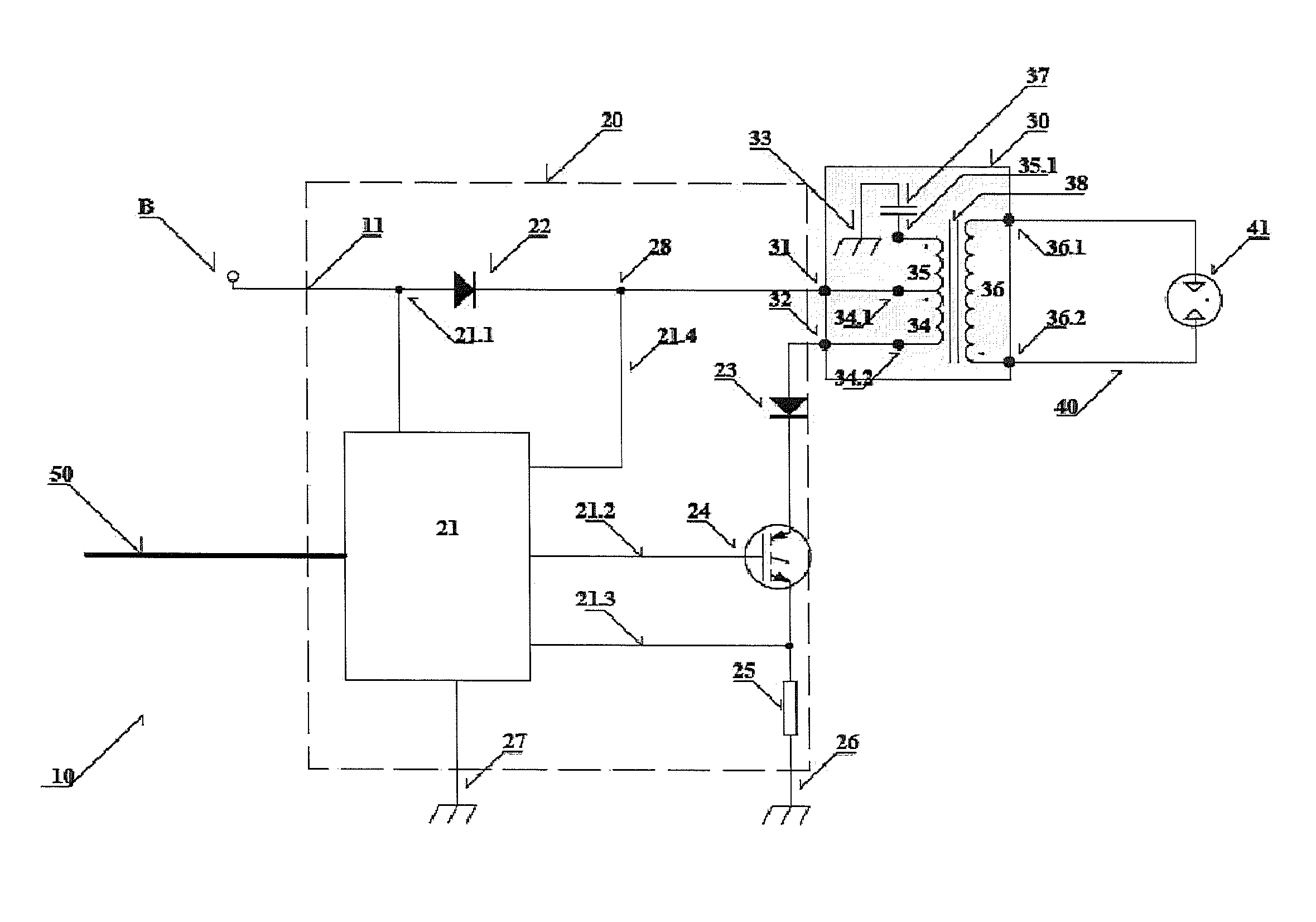 Plasma ignition device for internal combustion engines