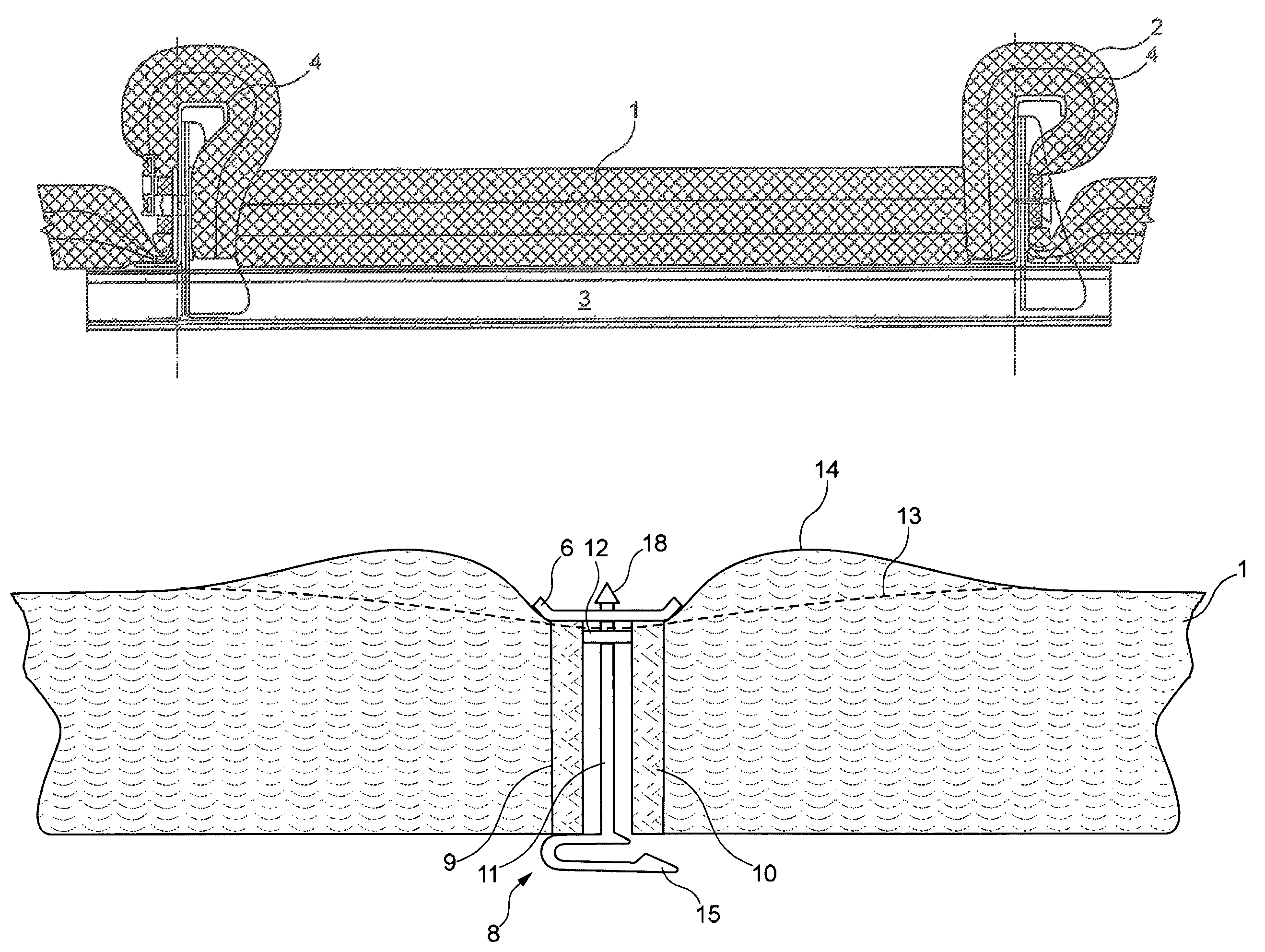 Insulation of an aircraft fuselage structure