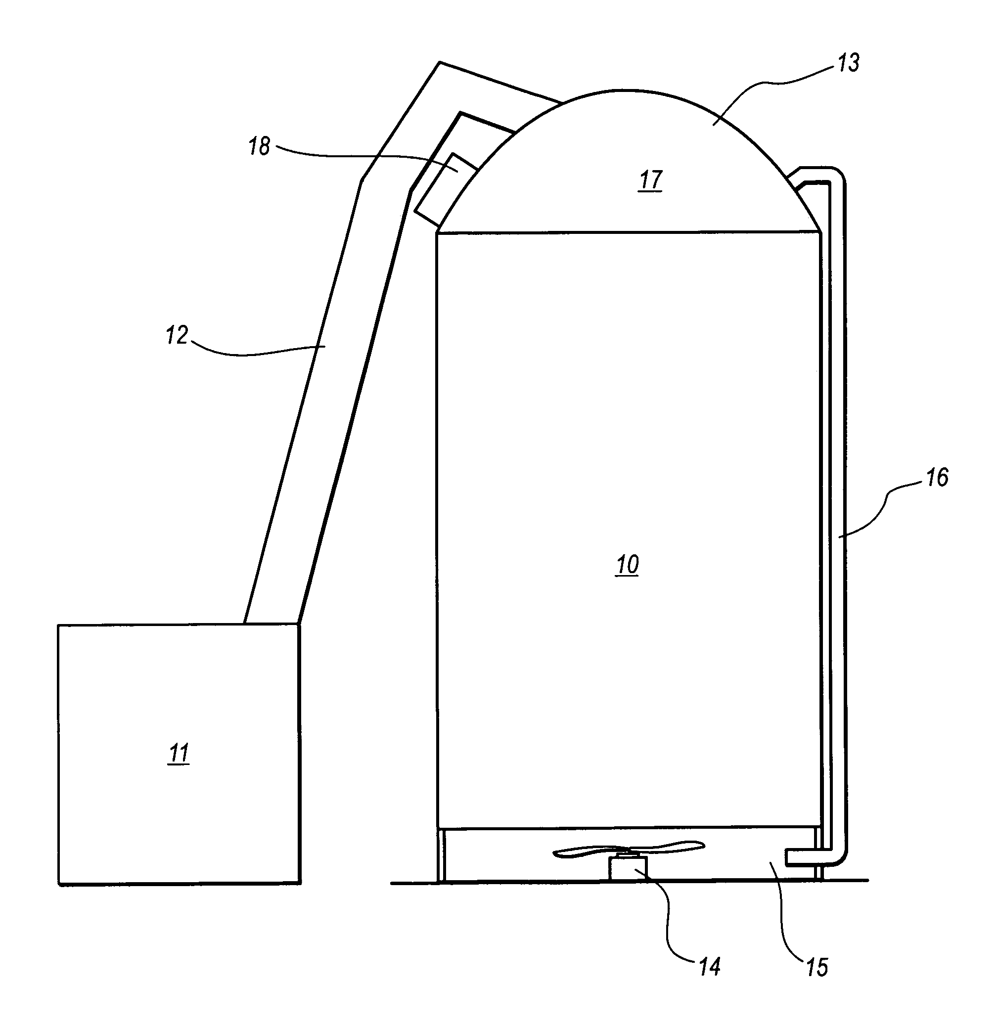 Method and apparatus for ozination of grain