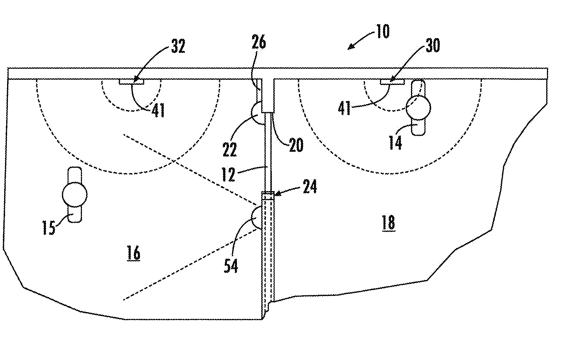 Hands-free door opening system and method