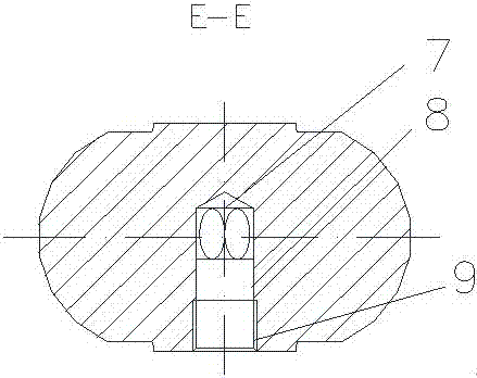 Universal-joint crossing shaft