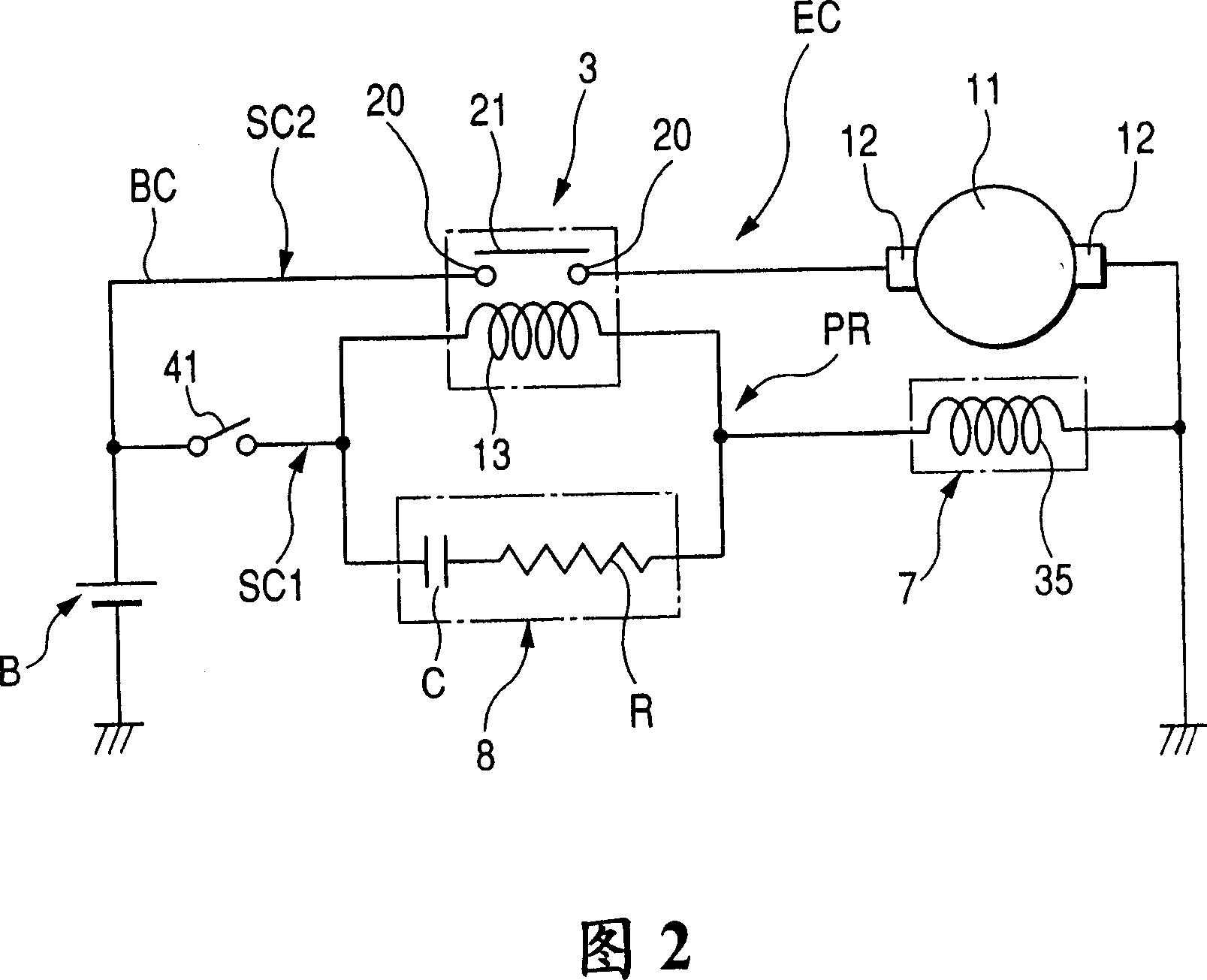 Engine common in joggle type