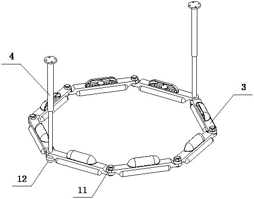 Intertidal zone corrosion detection device for offshore wind turbine tower tube