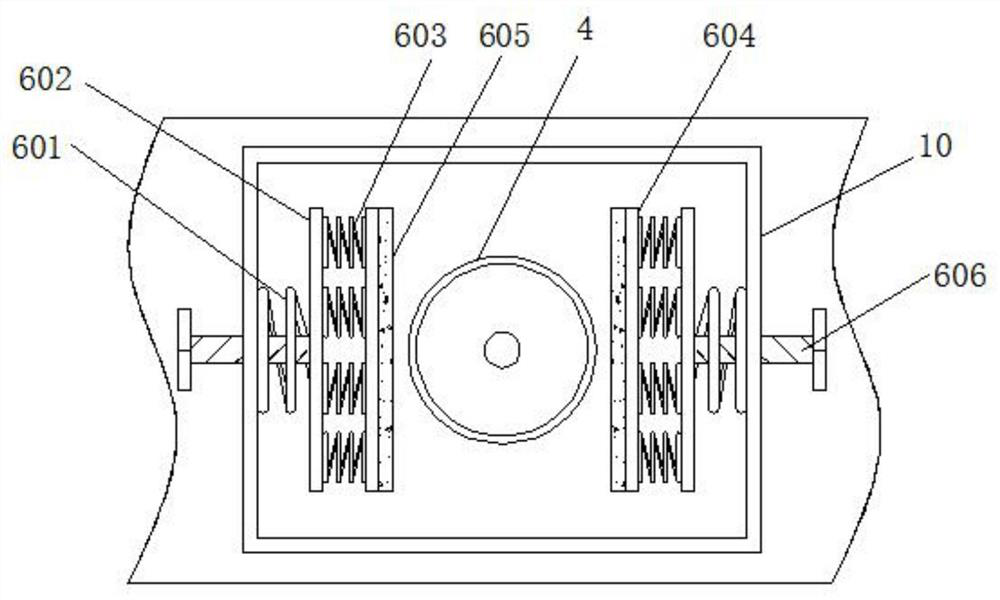 Signal transmission effect testing device for computer communication and use method