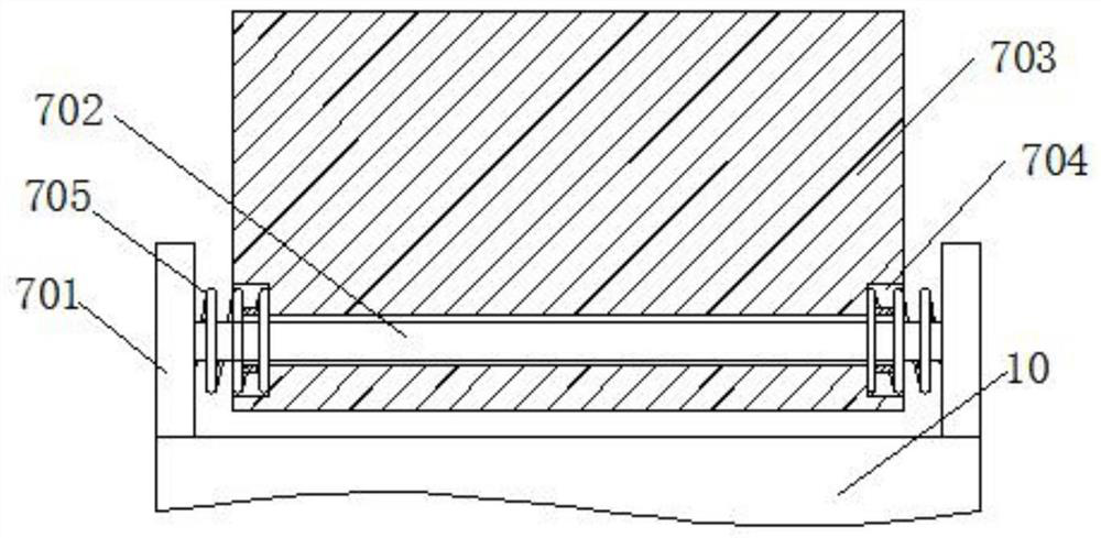 Signal transmission effect testing device for computer communication and use method