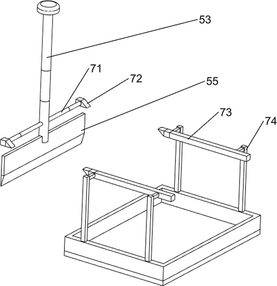 Pouring type chalk forming device