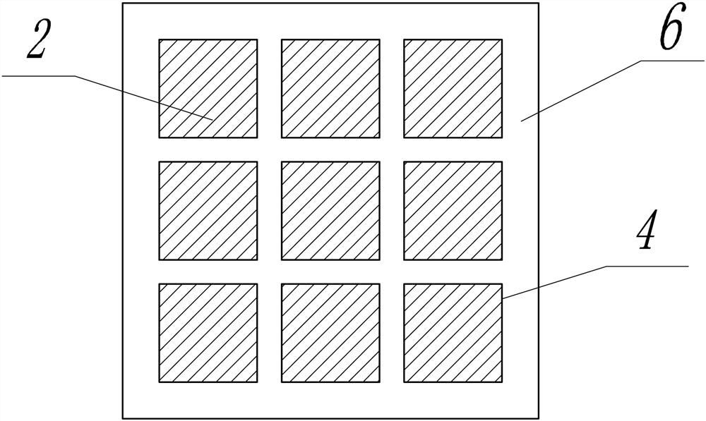 Device and method for preparing vegetation soil layer from magnetic mortar