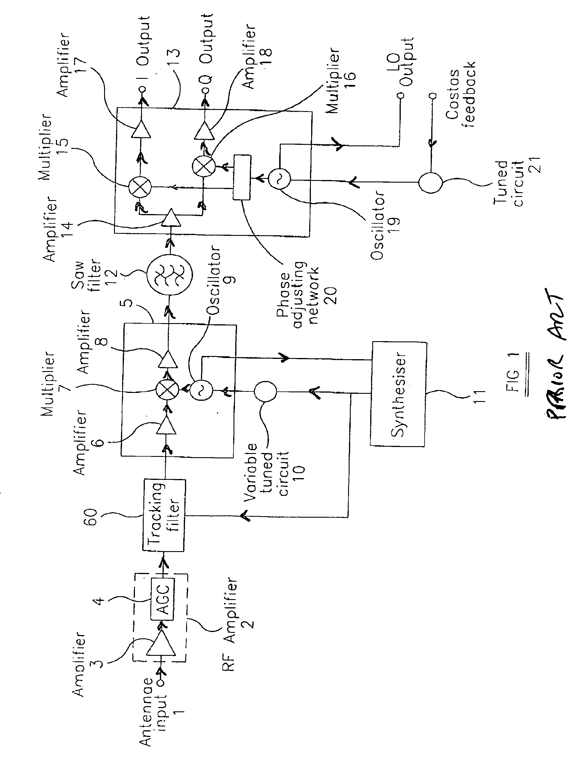 Frequency changer and digital tuner