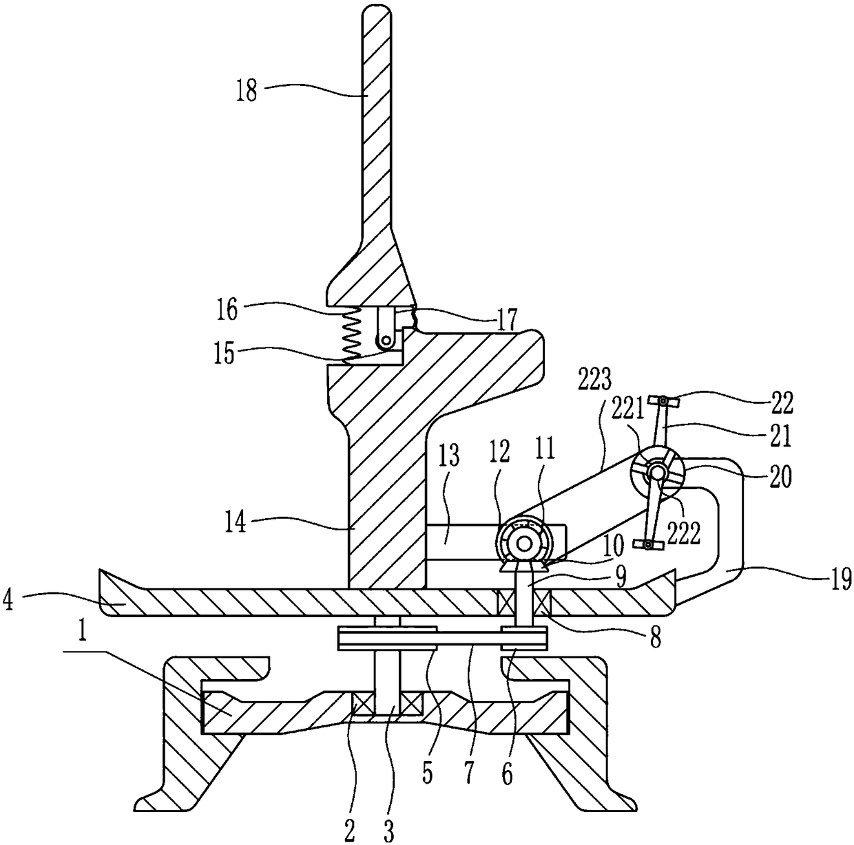 Pedal-type exercising rehabilitation device special for foot-joint patients