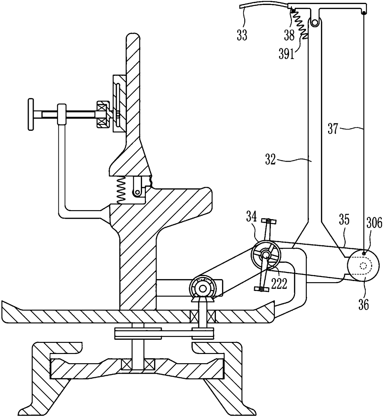 Pedal-type exercising rehabilitation device special for foot-joint patients