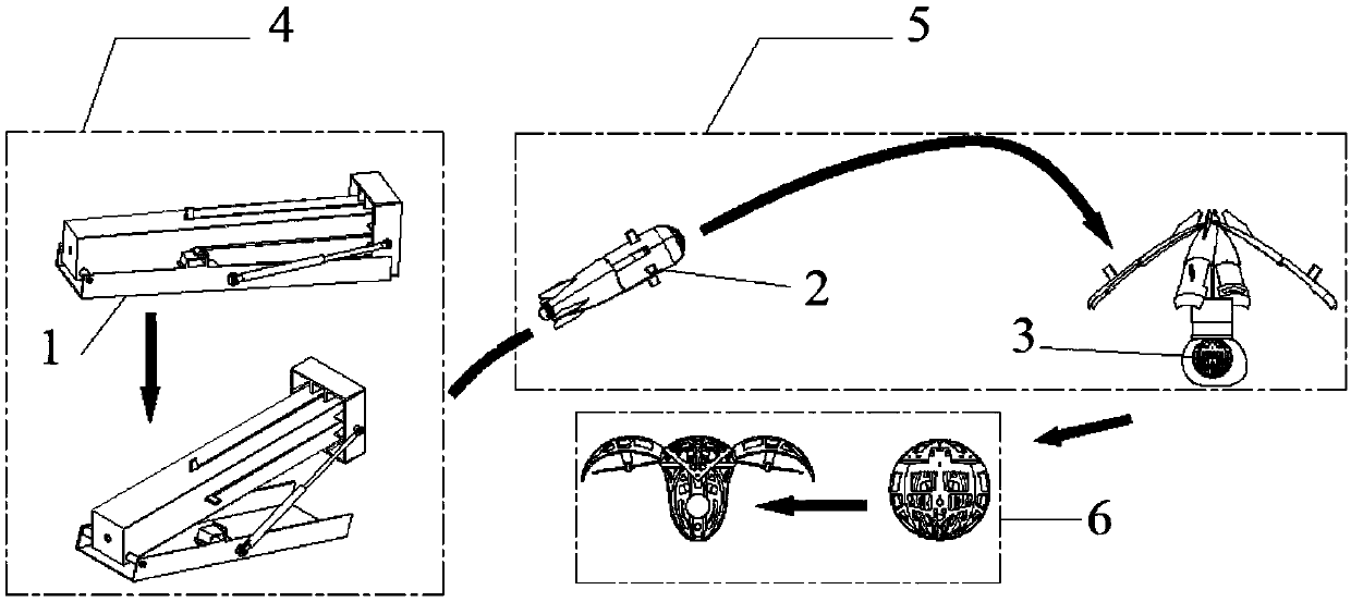 Combined type aircraft based on barreled type launching