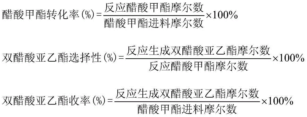 Catalyst used for production of ethylidene diacetate