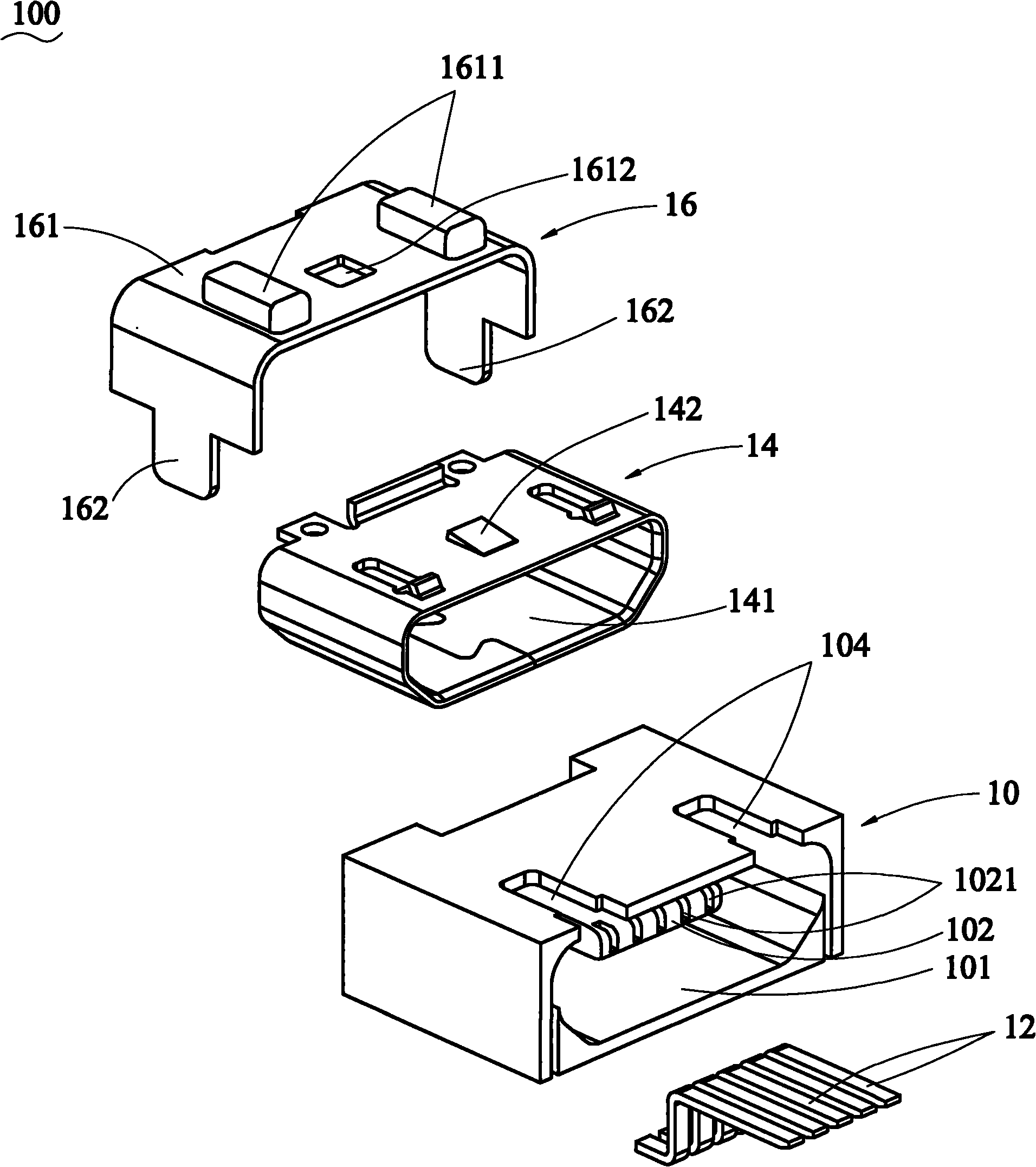 Connector and manufacture method thereof