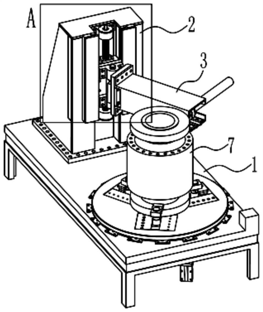 A valve connecting bolt dismantling and tightening equipment