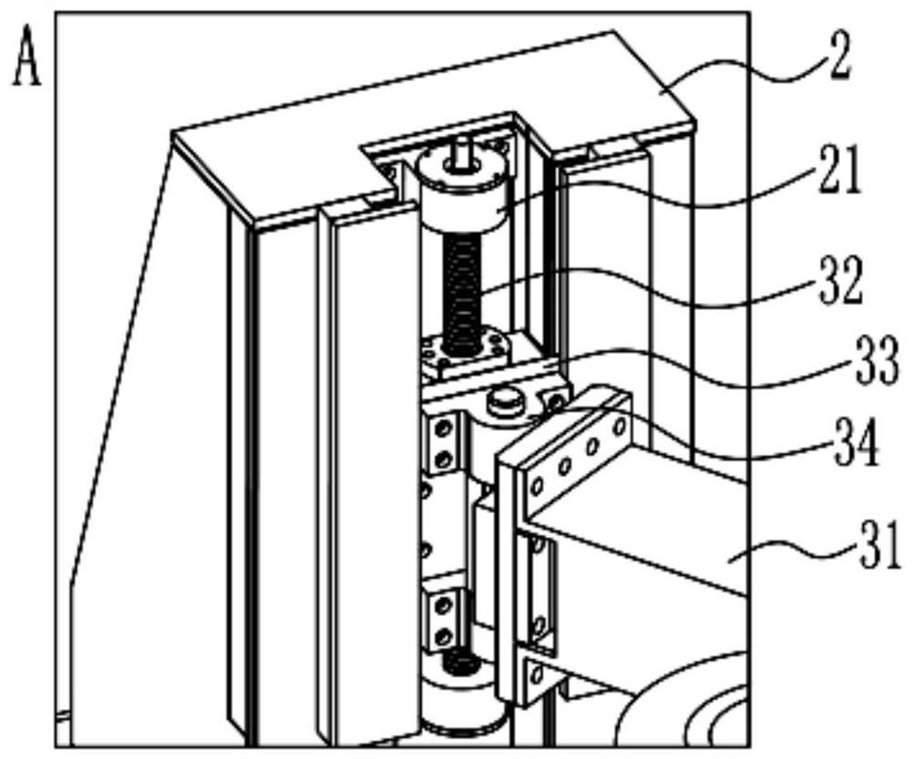 A valve connecting bolt dismantling and tightening equipment