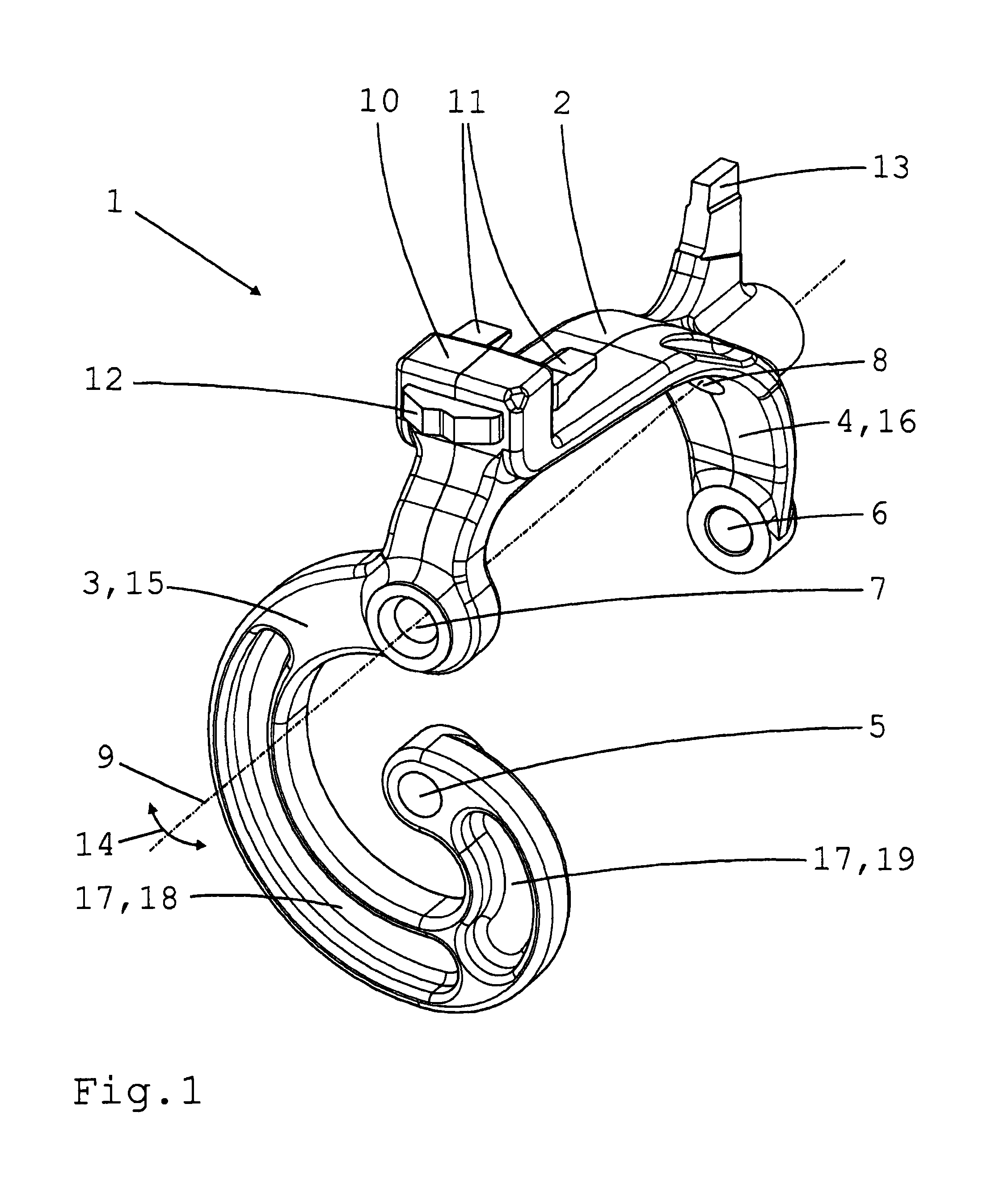 Shifting device for a manual transmission