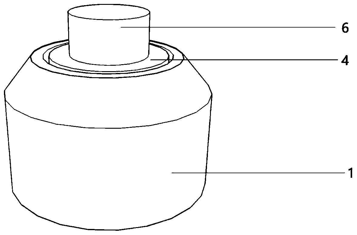 Hidden viscous damper energy-dissipation shock-absorption device for wooden structure ancient building column foots