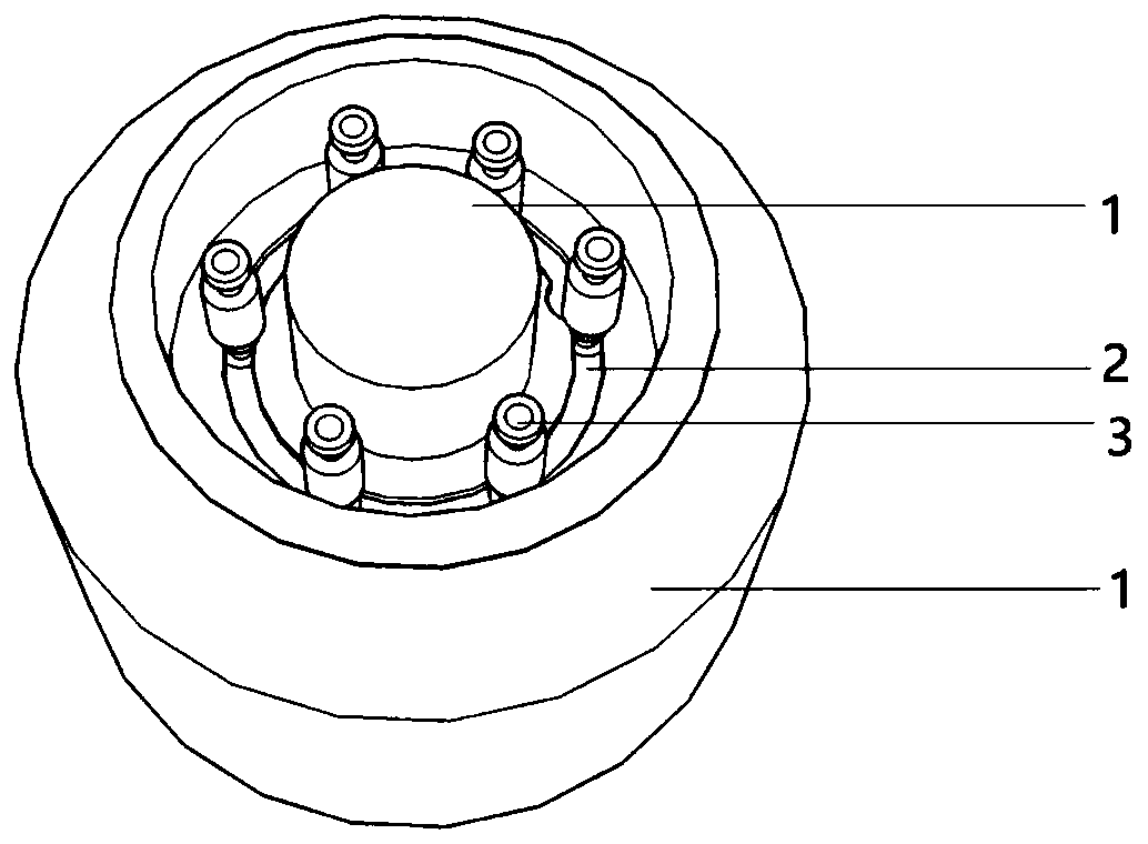 Hidden viscous damper energy-dissipation shock-absorption device for wooden structure ancient building column foots