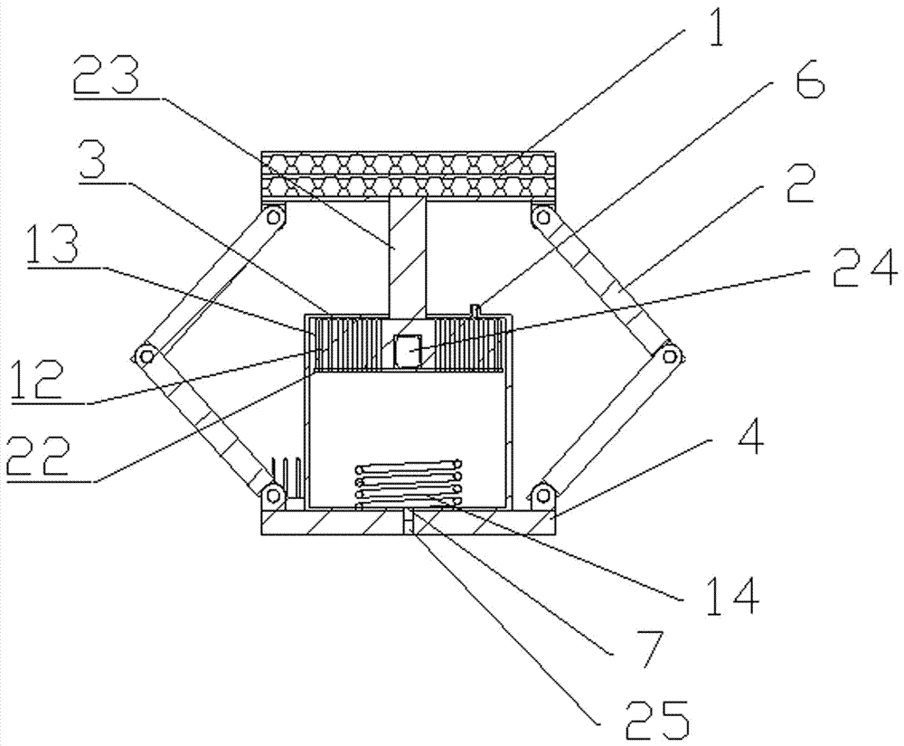 Damping system for vegetable transplanting machine and damping method of damping system