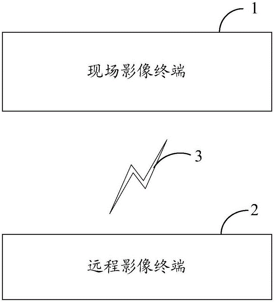 Local image terminal, remote image terminal and image sharing system for remote medical care