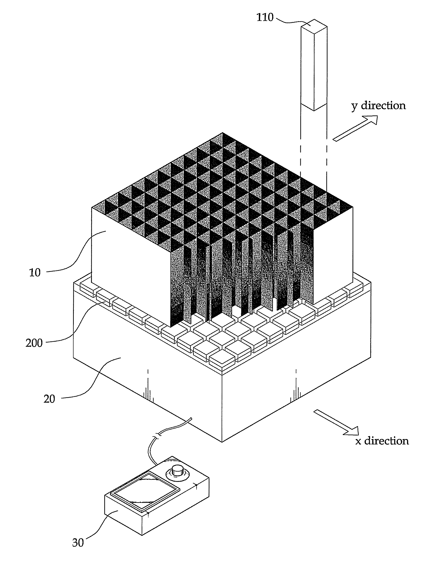 Apparatus and method for measuring depth-of-interaction using light dispersion and positron emission tomography using the same