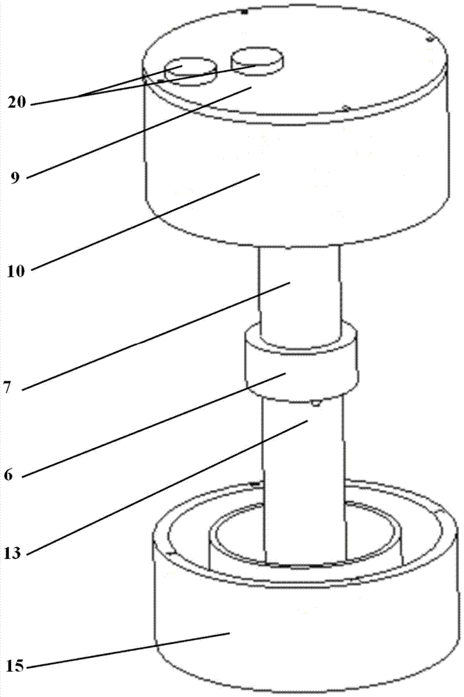 A low-temperature cooling and pressure-applying device