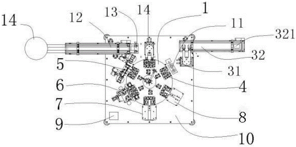 Automatic conducting strip welding device and machining technology thereof