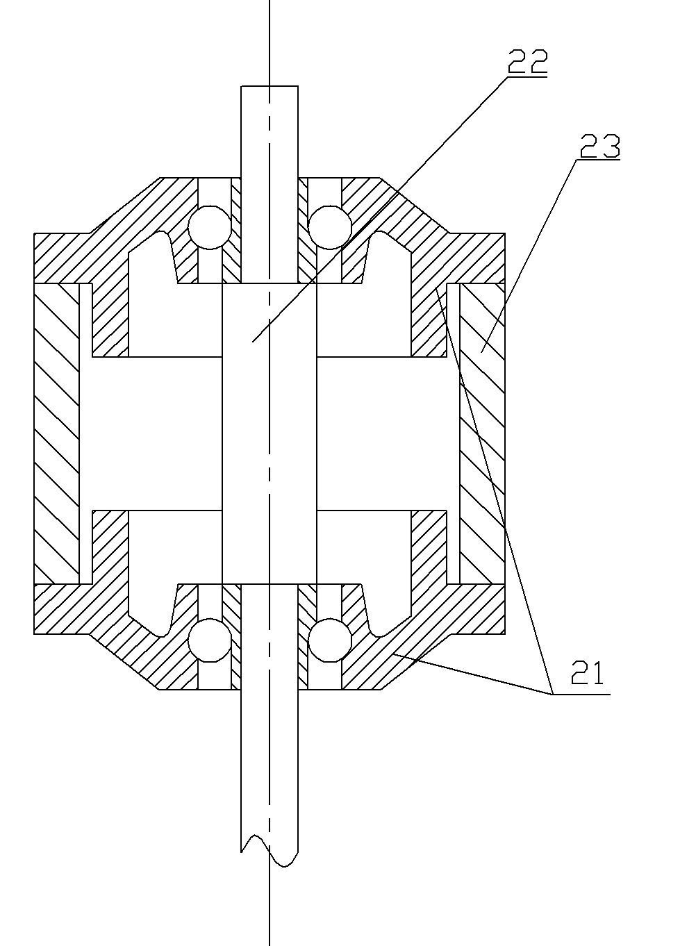 Method for selecting outer rotor matched with gyro motor bearings and selection device