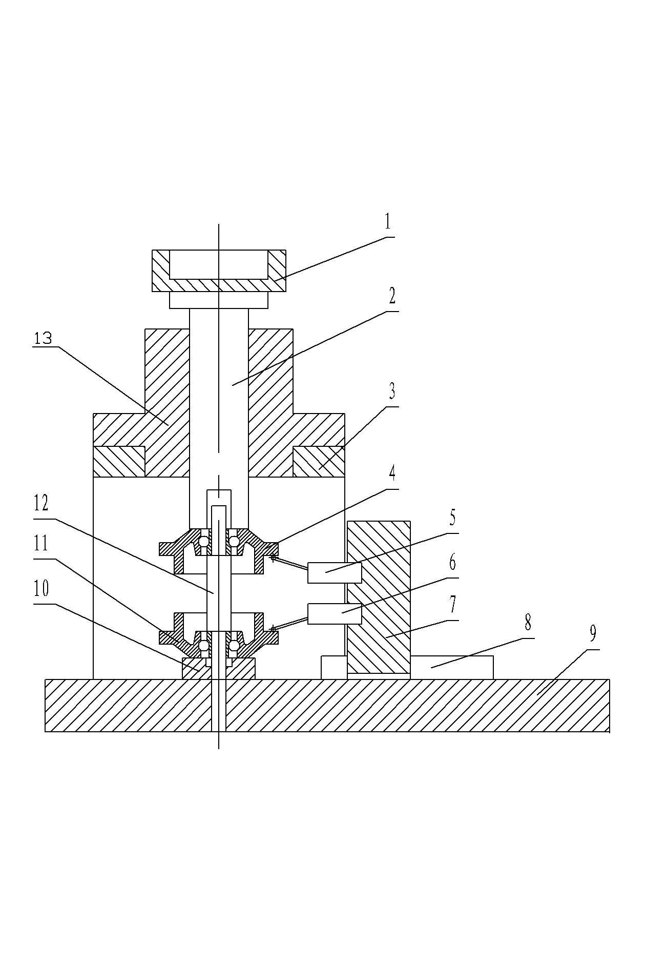 Method for selecting outer rotor matched with gyro motor bearings and selection device