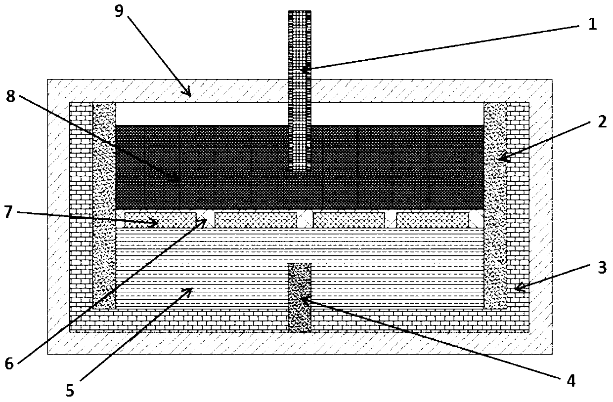 Liquid energy storage battery monomer structure with floating body electrolytes