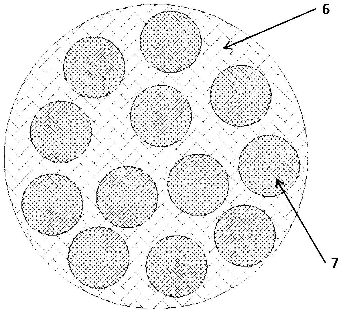 Liquid energy storage battery monomer structure with floating body electrolytes