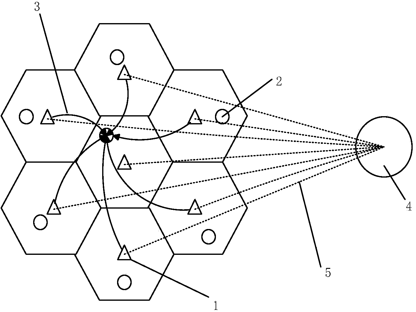 Cell interrupt detecting method based on neighbor cell reference signal receiving power list