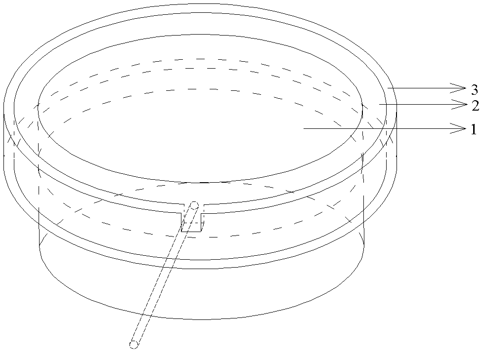 Device used in rock and soil test for improving testing accuracy of micro earth pressure cell