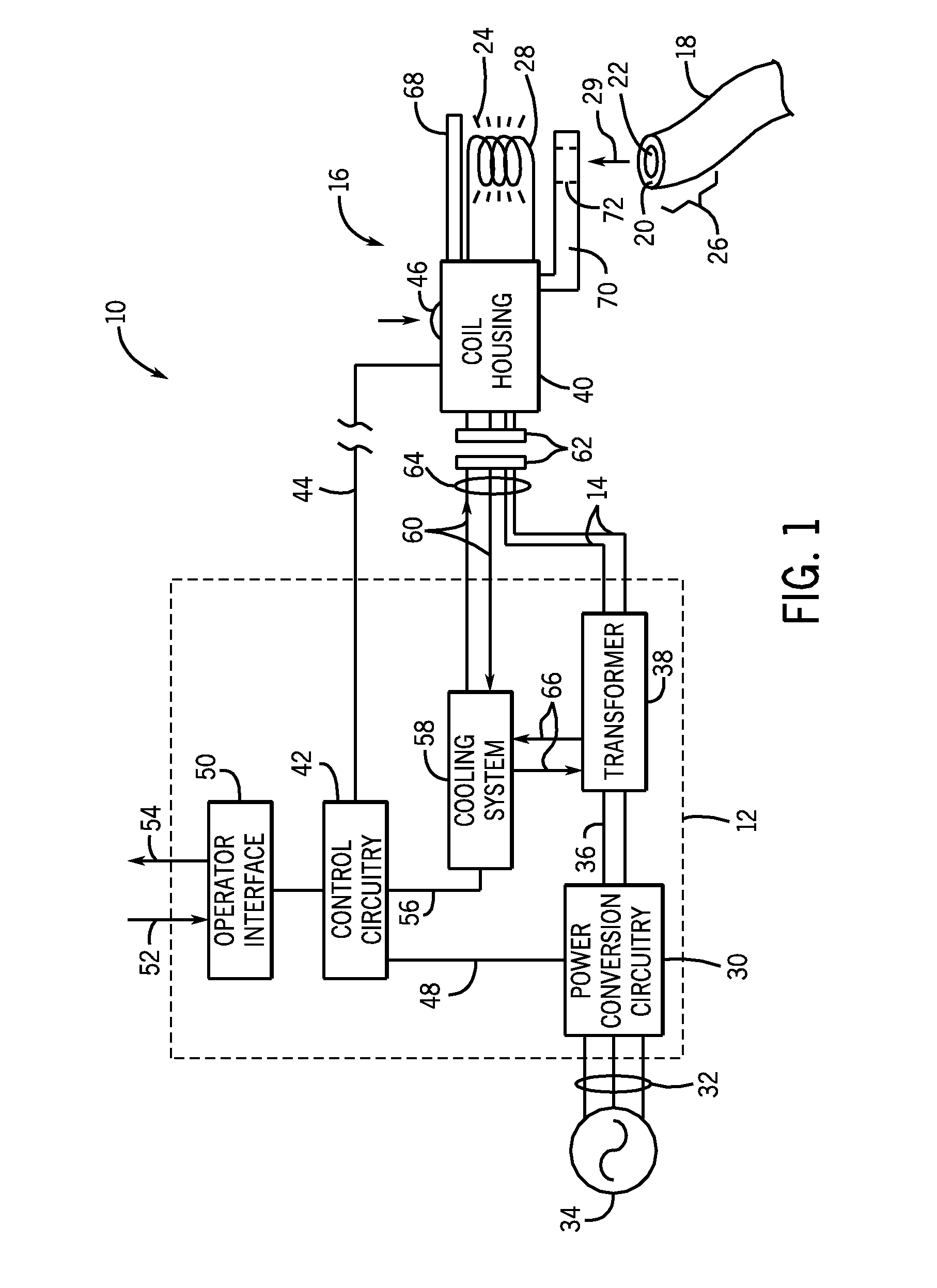 Induction heating wire insulation heating and removal