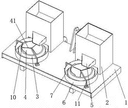 Seed metering device for sugar cane single-bud planter