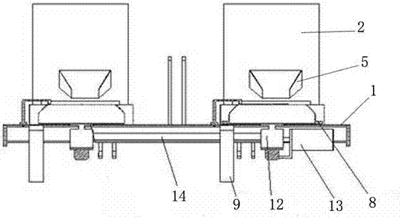 Seed metering device for sugar cane single-bud planter