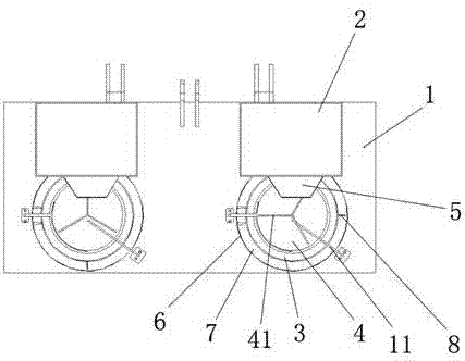 Seed metering device for sugar cane single-bud planter