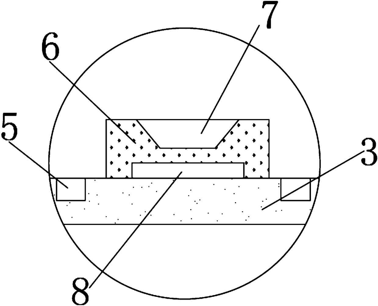 Kernel removing device for processing apples and pears