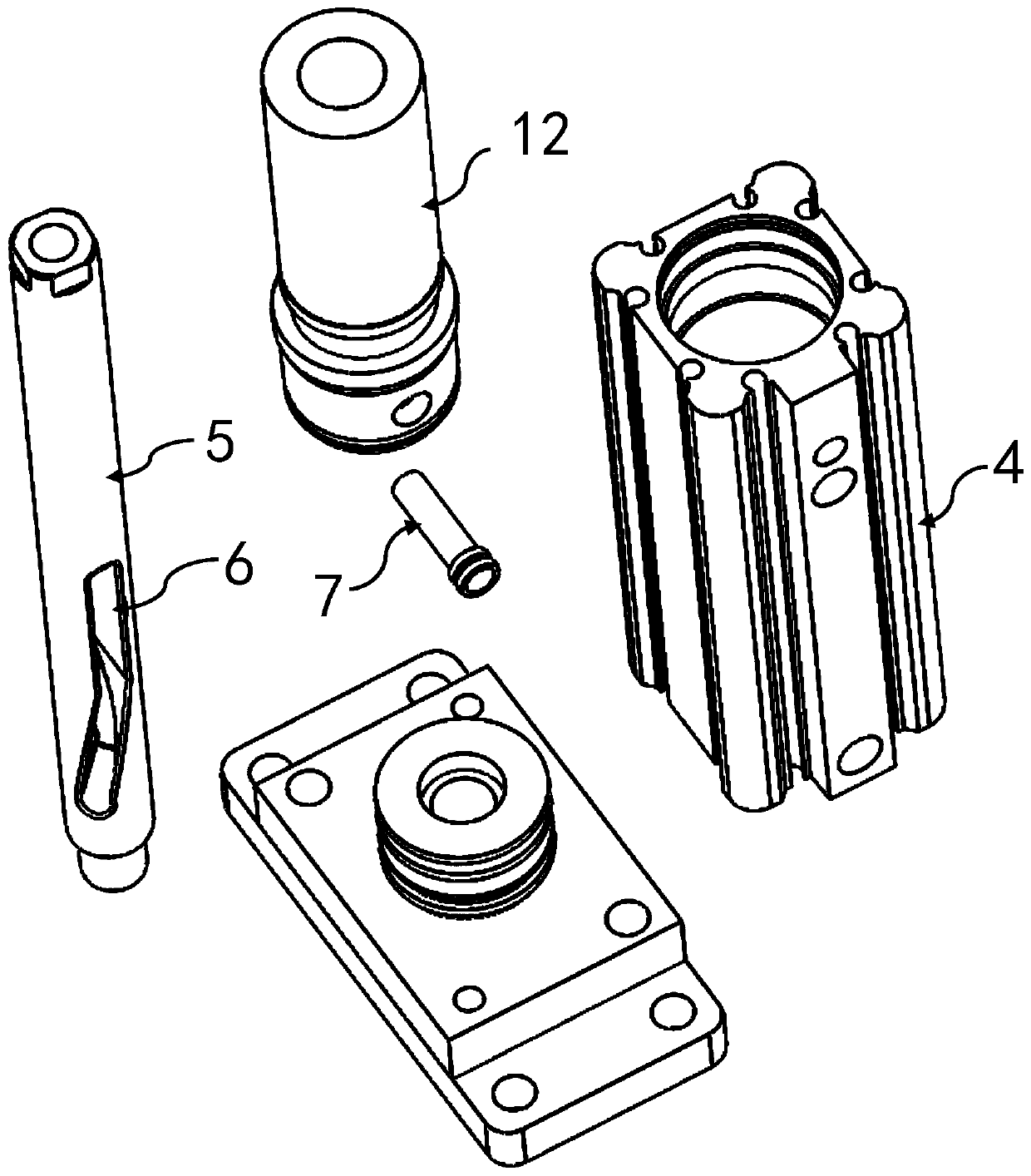 Yarn throwing device for winding machine