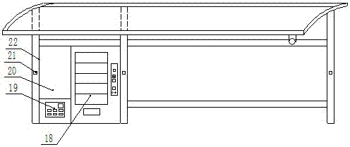 Intelligent multifunctional bus station