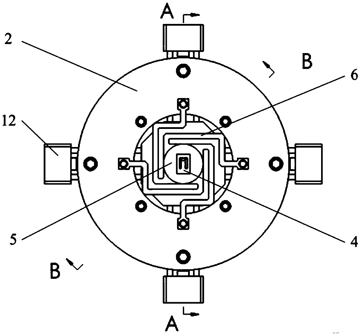 A four-axis dynamic loading device for mems microstructure based on piezoelectric ceramics