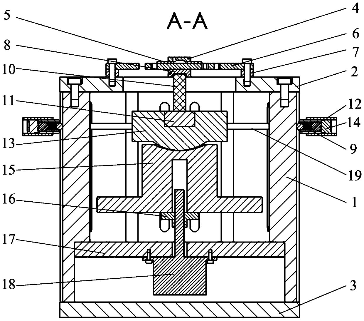 A four-axis dynamic loading device for mems microstructure based on piezoelectric ceramics