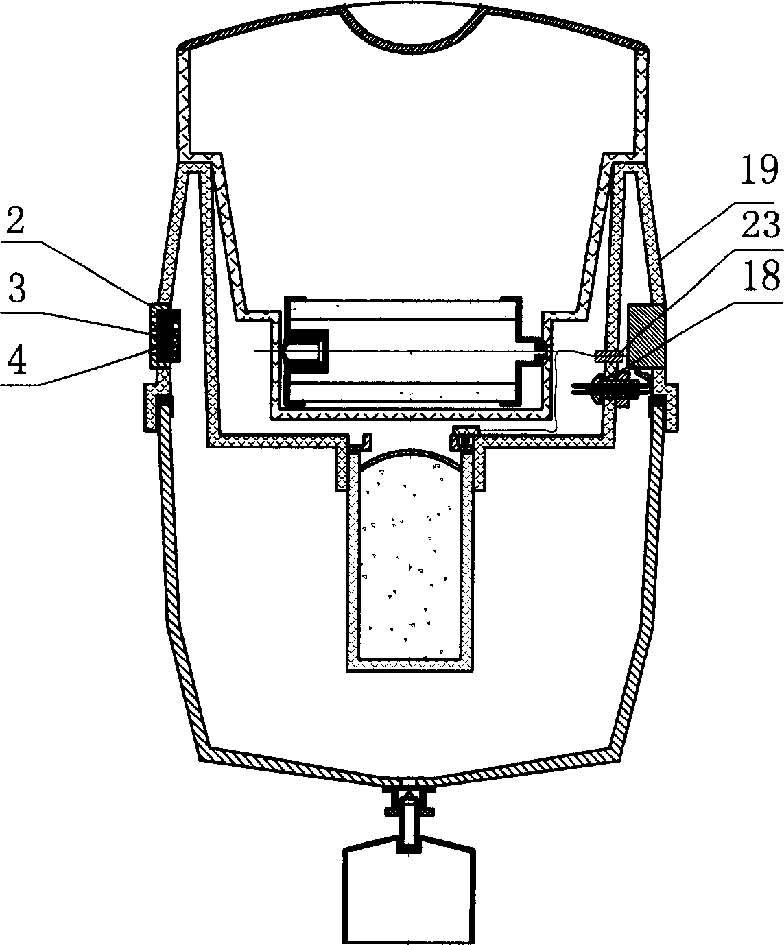 Filter element life detecting method and device for water purifier