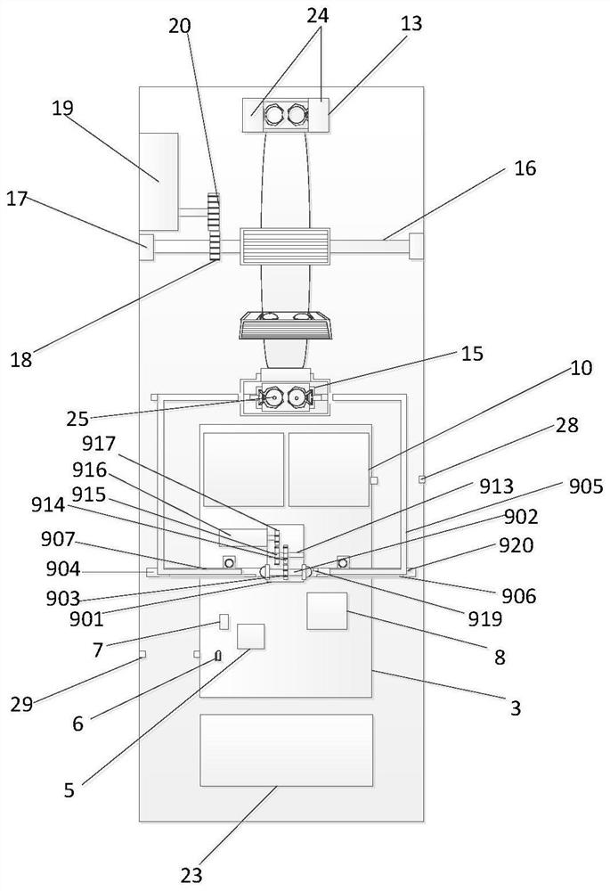 Method and device for detecting and treating wastewater discharge flow direction