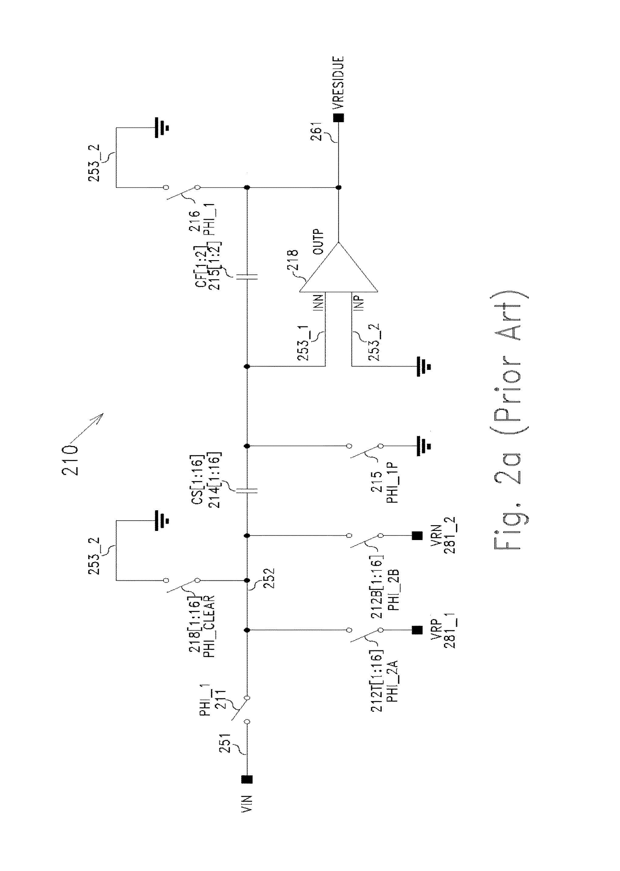 ADC first stage combining both sample-hold and ADC first stage analog-to-digital conversion functions