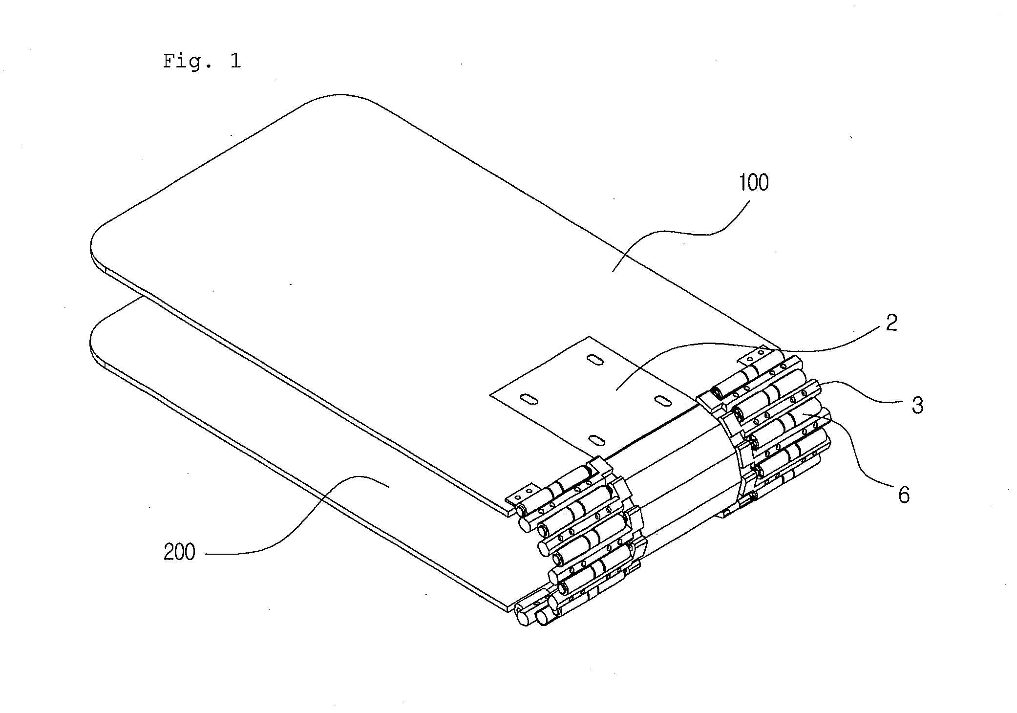 Hinge for display device