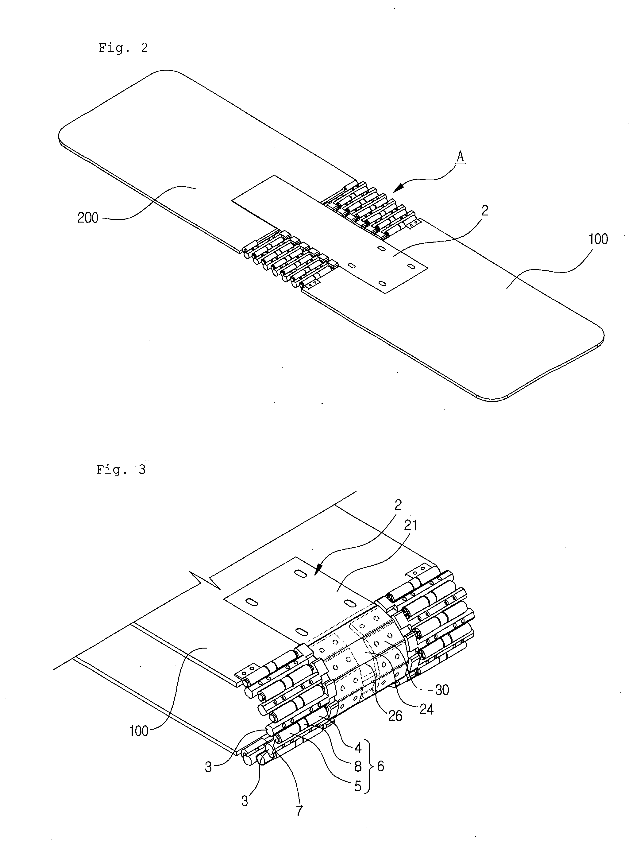 Hinge for display device