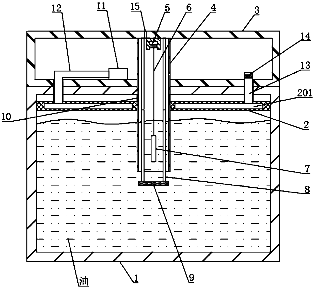 Transformer oil temperature detection device and system